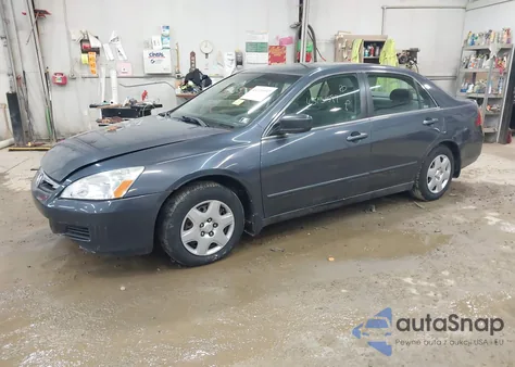 2007 Honda Accord 2.4 Lx from USA, damaged, VIN 1HGCM56487A203393